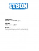 Contaminación y degradación ambiental Lab