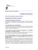 ¿Qué es la psicología?