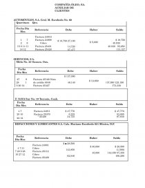 EXTRACTOS DE LOS LIBROS Y REGISTROS DE LA COMPAÑÍA ÓLEO, S.A.. Página 4