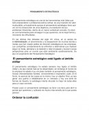 PENSAMIENTO ESTRATÉGICO