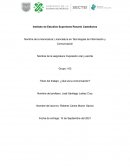 Título del trabajo: ¿Qué es la comunicación?