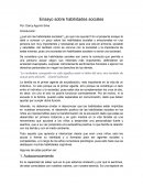 Ensayo sobre habilidades sociales