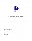 AUTOEVALUACION: UNDIDAD 5 “TRANSPORTE”