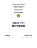 LABORATORIO DE FISICA Ecuación diferencial homogénea