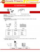 Definición del sustantivo para sexto de Primaria