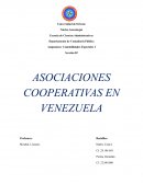 ASOCIACIONES COOPERATIVAS EN VENEZUELA