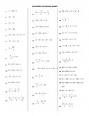 ECUACIONES DE SEGUNDO GRADO