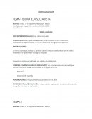 TEORIA ECOSOCIALISTA