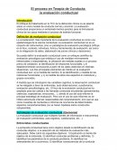 El proceso en Terapia de Conducta: la evaluación conductual