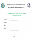 Modelado CUN y MAN del Caso Archivo Central de Planillas