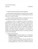 Diferencia entre fármacos agonistas y fármacos antagonistas