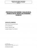 PROTOCOLO DE HIGIENE Y SALUD EN EL TRABAJO EN EL MARCO DE PANDEMIA COVID-19.