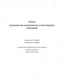 Importancia del mantenimiento a nivel industrial y empresarial