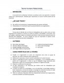 TEORÍA HUMANO RELACIONISTA