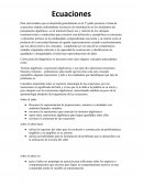 Estructura didáctica para 5º ecuaciones 1º