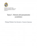 Philipp Wilhelm Von Hornick y Francois Quesnay