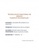 Calidad aplicada a la gestion