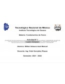 Cuadro sinóptico de la Evolución de la Fisica