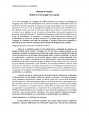 Bases de la Ontología del Lenguaje