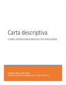 Carta descriptiva