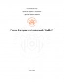 Plantas de oxígeno en el contexto del COVID-19