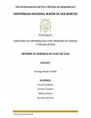 INFORME DE GERENCIA DE FLUJO DE CAJA