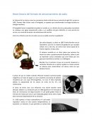 Breve historia del formato de almacenamiento de audio