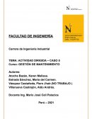 GESTIÓN DE MANTENIMIENTO