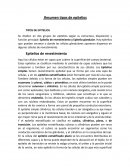 Resumen tipos de epitelios