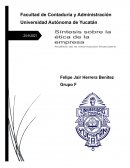 Síntesis de la ética de la empresa
