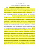 Evolución de la Administración Pública en México