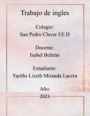 Trabajo de ingles cuestionarios ICFES