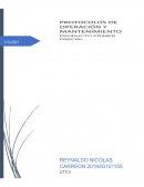 PROTOCOLOS DE OPERACIÓN Y MANTENIMIENTO