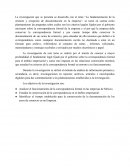 FUNDAMENTO LEGAL DE LA CORRESPONDENCIA EMPRESARIAL EN MÉXICO