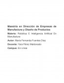 Robótica E Inteligencia Artificial En Manufactura