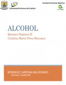 Evaluación de Síntesis y Reacciones de Alcoholes