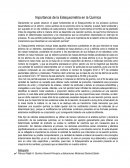 Importancia de la Estequiometría en la Química