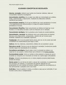 GLOSARIO CONCEPTOS DE SOCIOLOGÍA