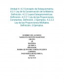 CONCEPTO DE ESTEQUIOMETRIA