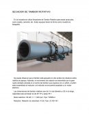 SECADOR DE TAMBOR ROTATIVO