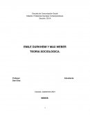 Sociologos Mark Weber y Emile Durkheim