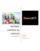 INFORME EMPRESA SG FOREVER