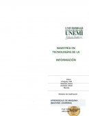 MAESTRÍA EN TECNOLOGÍAS DE LA INFORMACIÓN