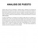 ANALISIS DE PUESTO : Director de recursos humanos