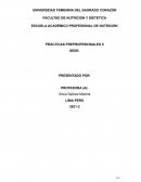 El internado hospitalario para los estudiantes de Nutrición humana