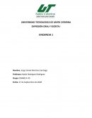 Expresion Oral y Escrita Evidencia 1