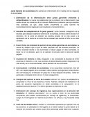 LA SOCIEDAD ANÓNIMA Y SUS ÓRGANOS SOCIALES