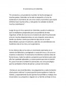 El coronavirus en Colombia