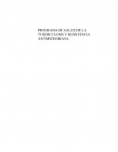 Tuberculosis y resistencia antimicrobiana