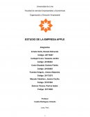 ESTUDIO DE LA EMPRESA APPLE